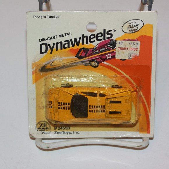 1983 DYNA-WHEELS Ferrari 365 GT Berlinetta Boxer Yellow Die Cast Zee Toys  New - Picture 1 of 3